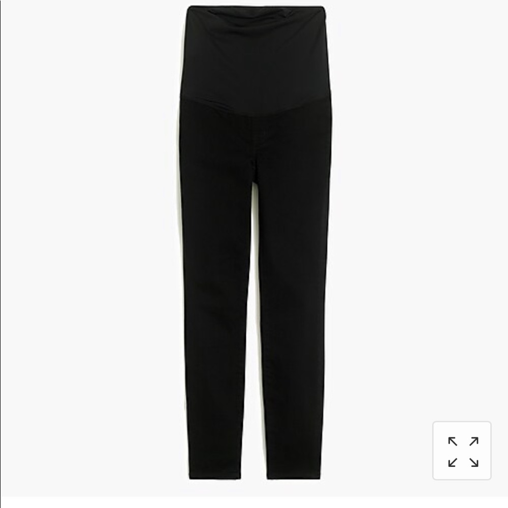 J Crew black maternity denim
